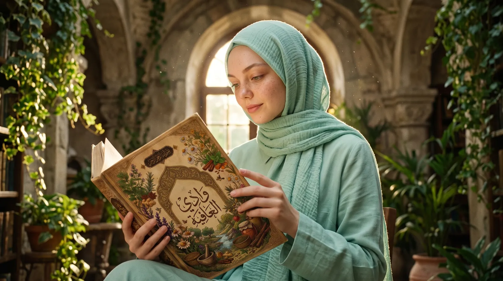 كتاب وادى العافية 100 وصفة عشبية مجربة من الكتاب و السنة