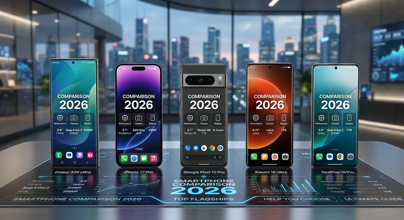 The Latest Smartphones of 2026: A Complete Comparison to Help You Choose the Best Phone