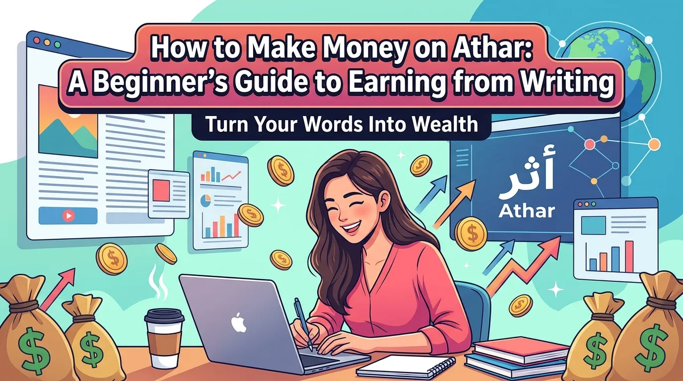 How to Make Money on Athar: A Beginner’s Guide to Earning from Writing (Gain more than 1000$$)
