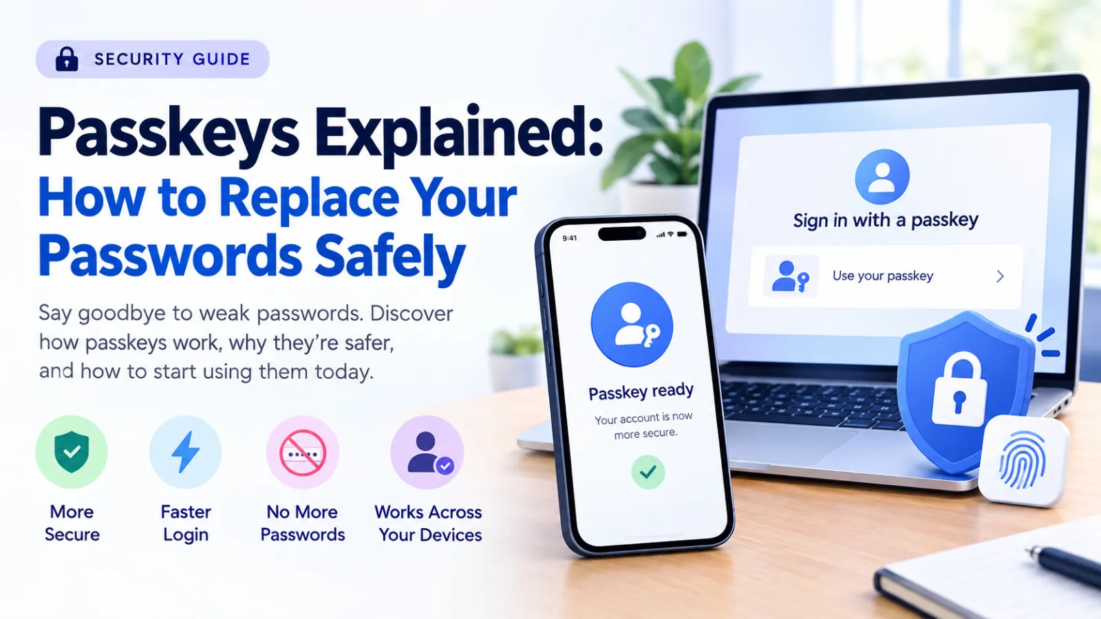 Passkeys Explained: How to Replace Your Passwords Safely