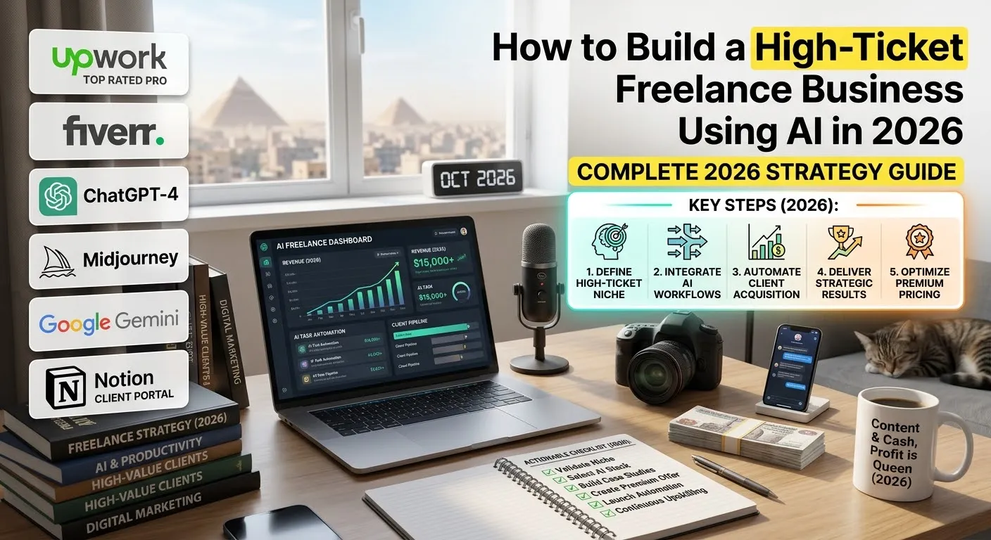 How to Build a High-Ticket Freelance Business Using AI in 2026