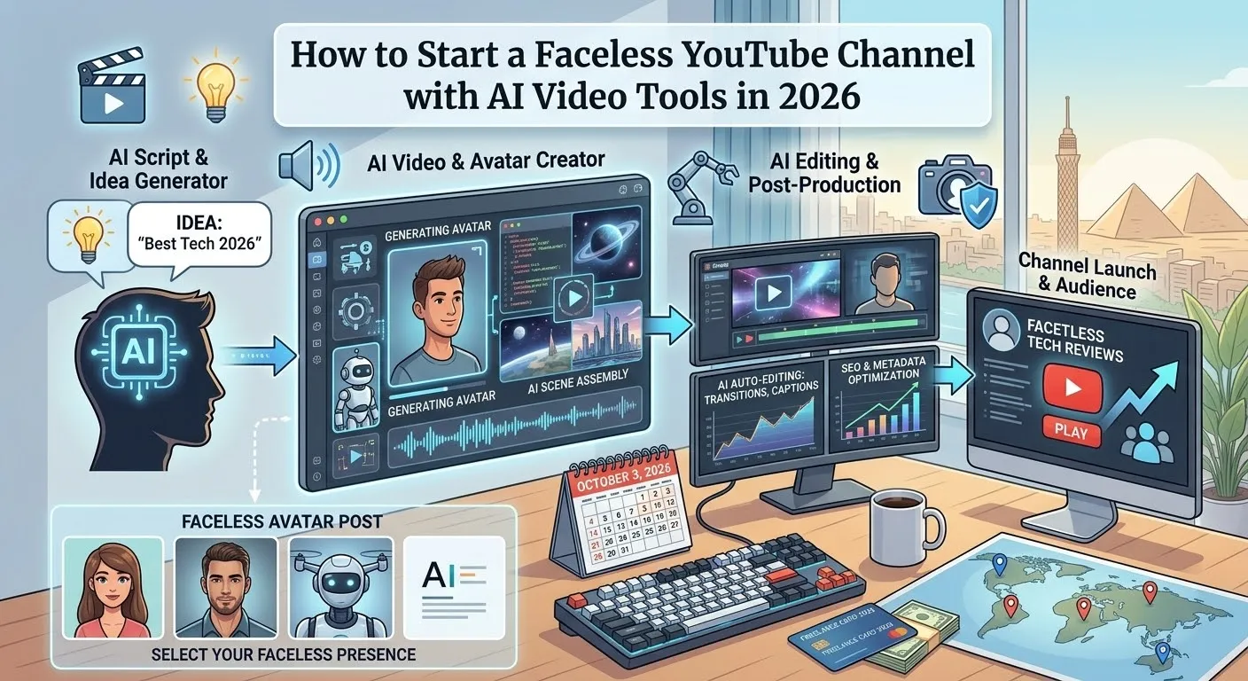How to Start a Faceless YouTube Channel with AI Video Tools in 2026
