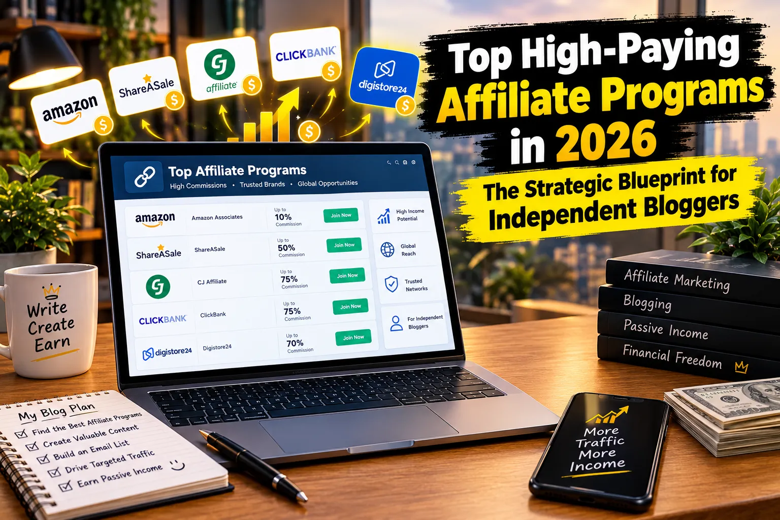 Top High-Paying Affiliate Programs in 2026: The Strategic Blueprint for Independent Bloggers