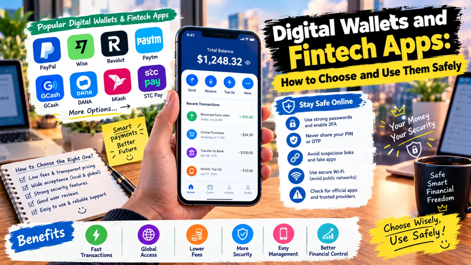 Digital Wallets and Fintech Apps: How to Choose and Use Them Safely
