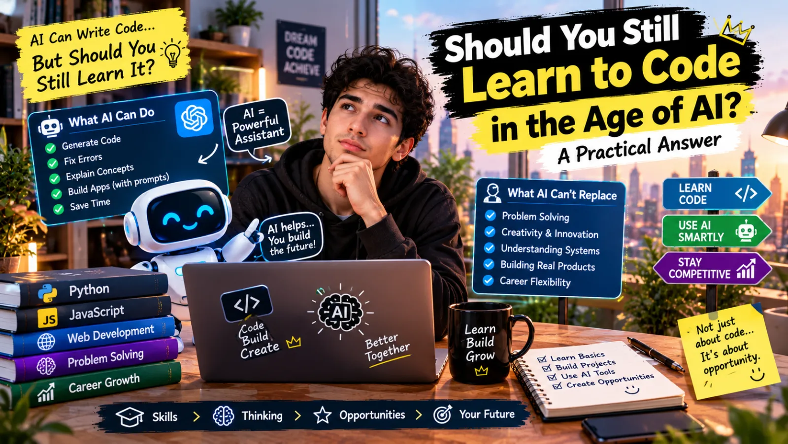 Should You Still Learn to Code in the Age of AI? A Practical Answer