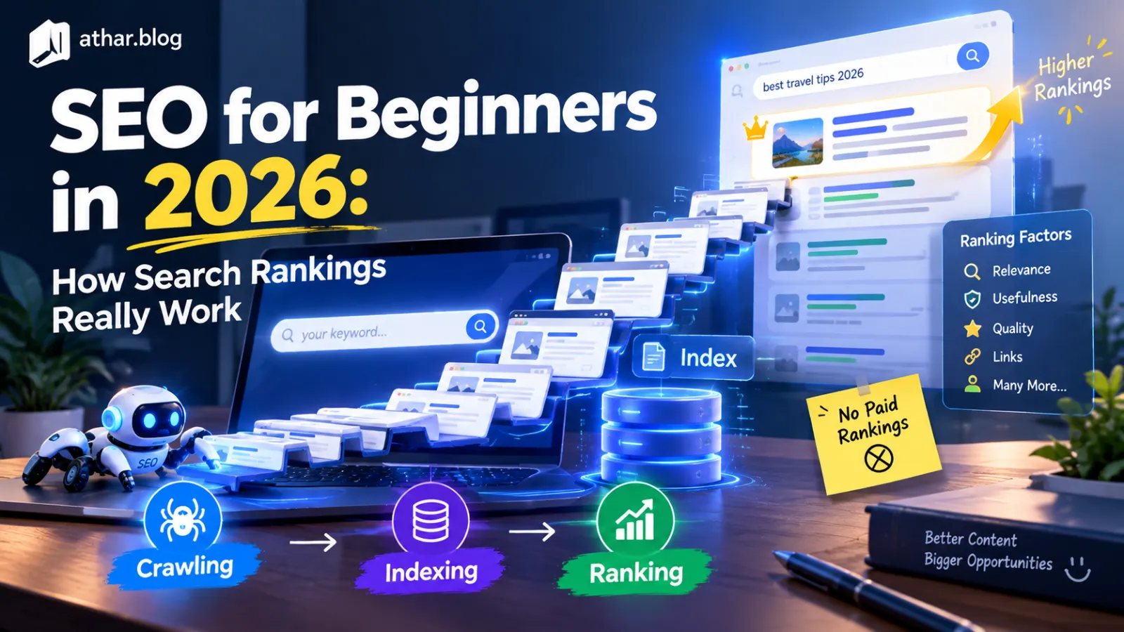 SEO for Beginners in 2026: How Search Rankings Really Work