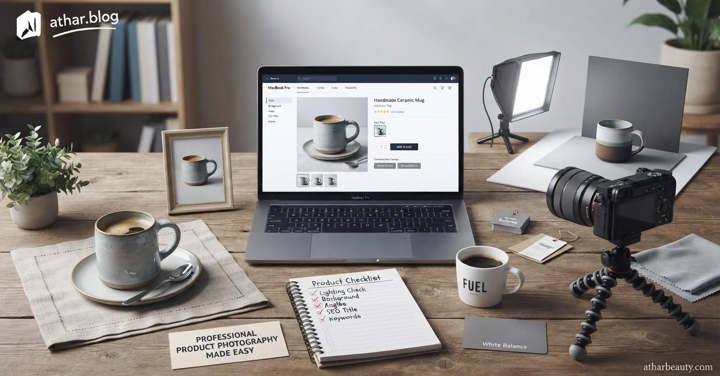 Product photography at home for ecommerce listings