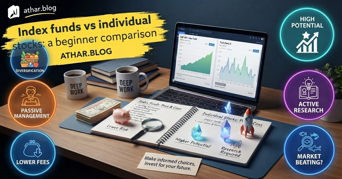 Index funds vs individual stocks: a beginner comparison