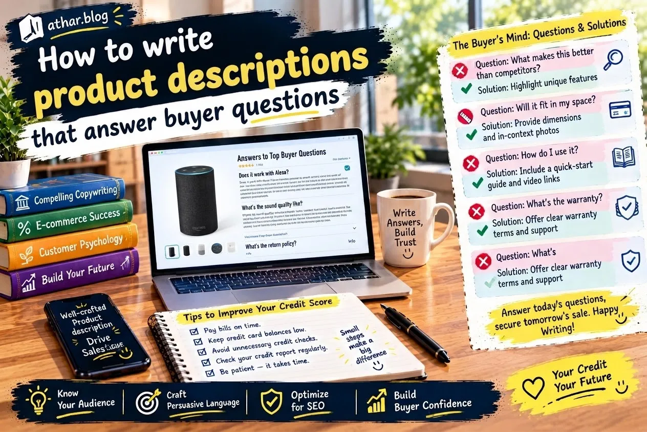 How to write product descriptions that answer buyer questions