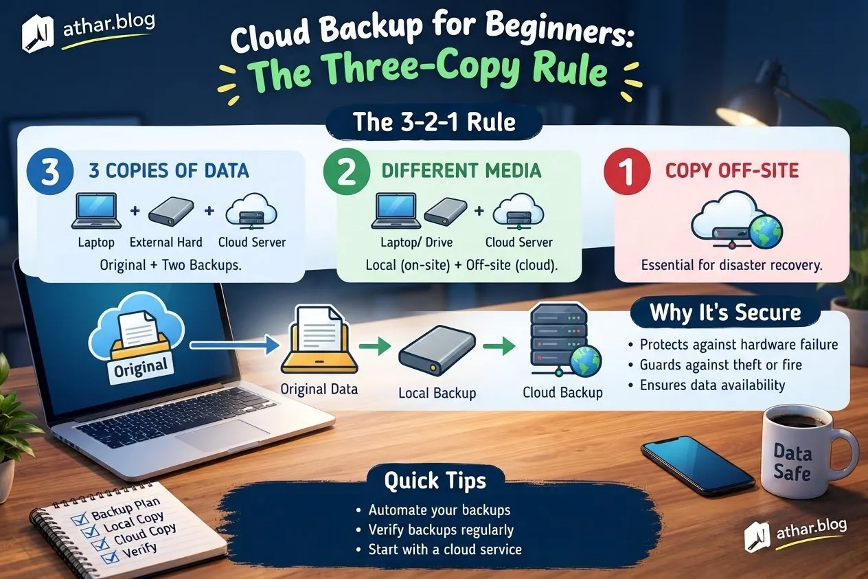 Cloud backup for beginners: the three-copy rule