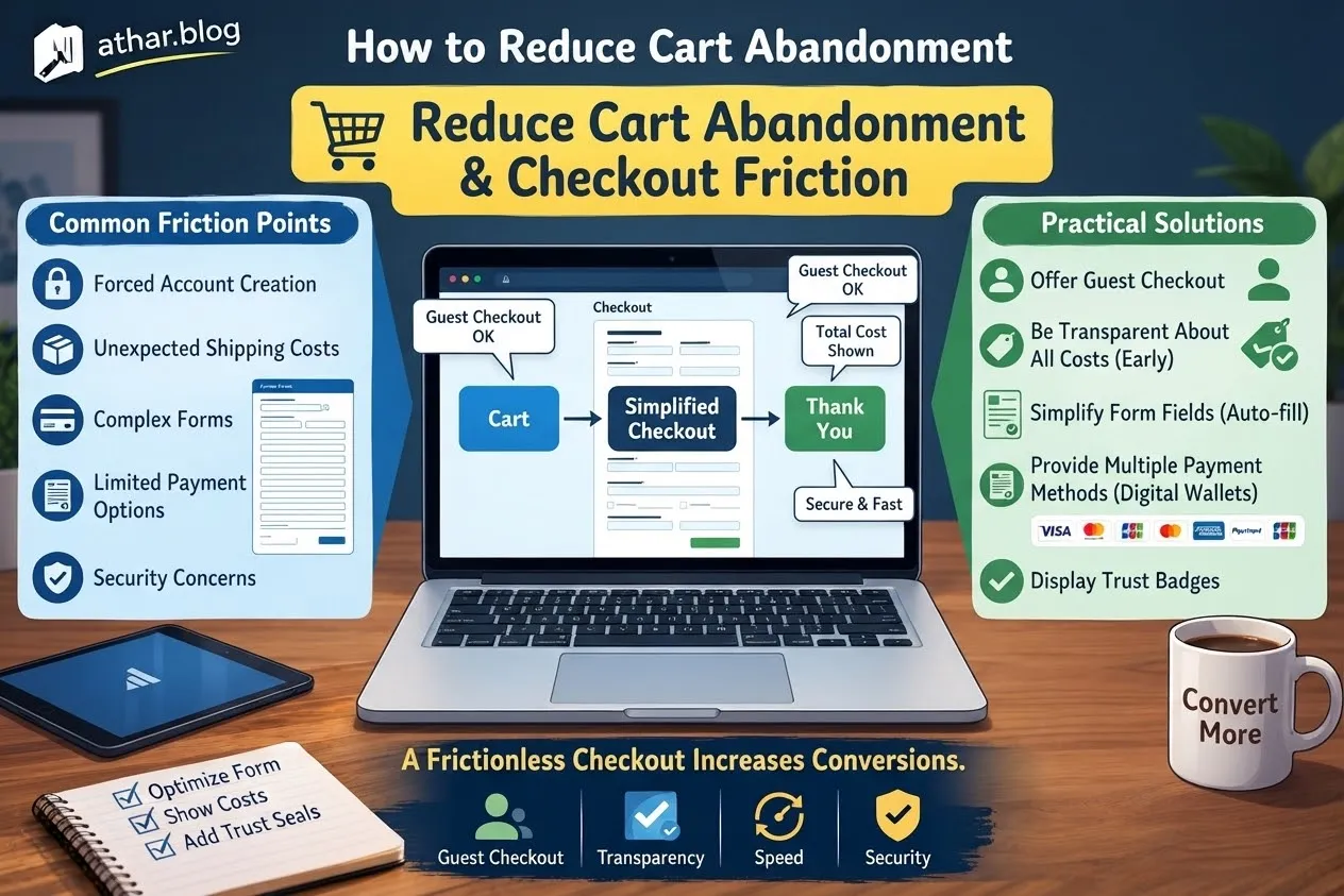 Cart abandonment: practical ways to reduce checkout friction