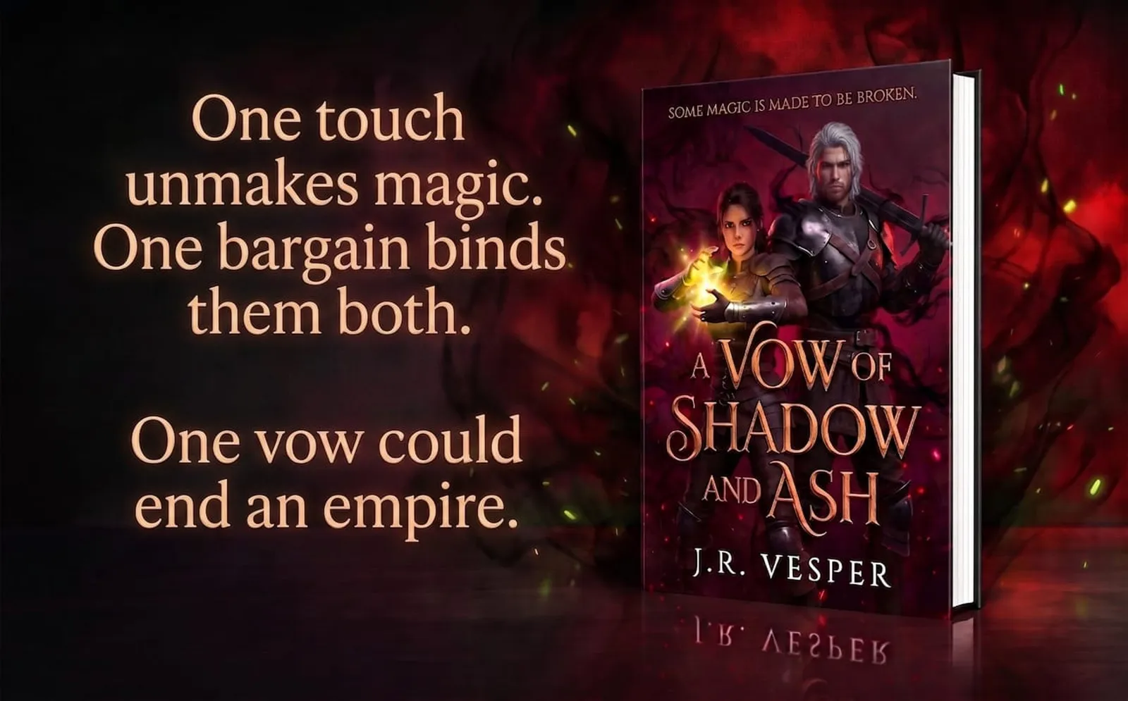 Some Magic Is Made to Be Broken: Why A Vow of Shadow and Ash Is the Dark Romantasy Your TBR Was Waiting For
